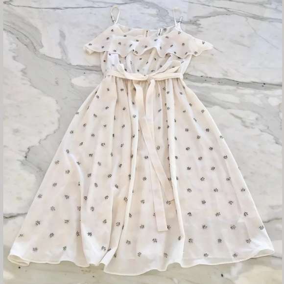 ROBBI & NIKKI IVORY EMBELLISHED DRESS SIZE SMALL NWOTS! - Picture 8 of 14